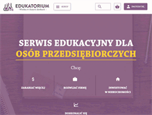 Tablet Screenshot of edukatorium.com